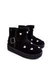 Dziecięce Botki Śniegowce Big Star KK374243 Czarne