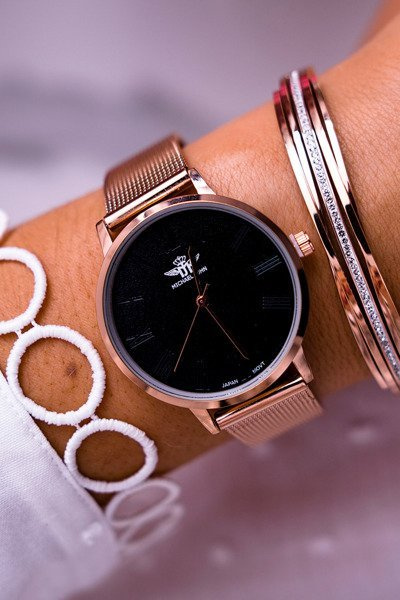 Damski Zegarek Michael John Różowe Złoto Vilanda