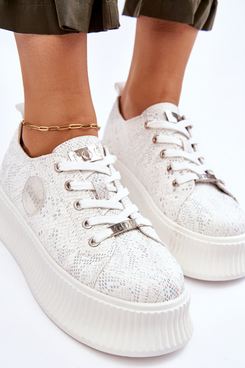 Damskie Sneakersy Buty Sportowe GOE JJ2N4126 Białe