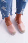 Espadryle Damskie Różowe Carian 
