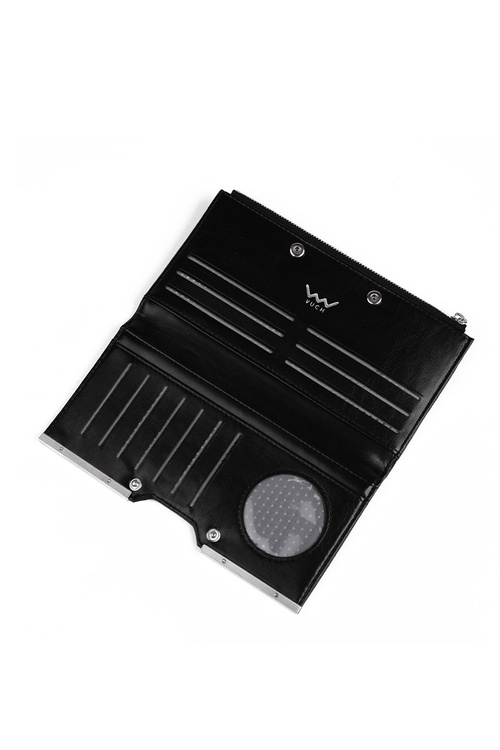 Duży Portfel Na Napy Czarny Nadine