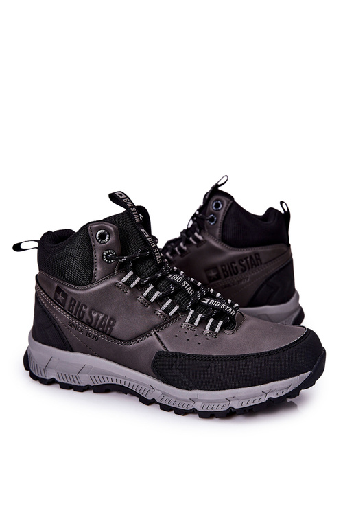 Wysokie Sportowe Buty Big Star II174176 Czarne