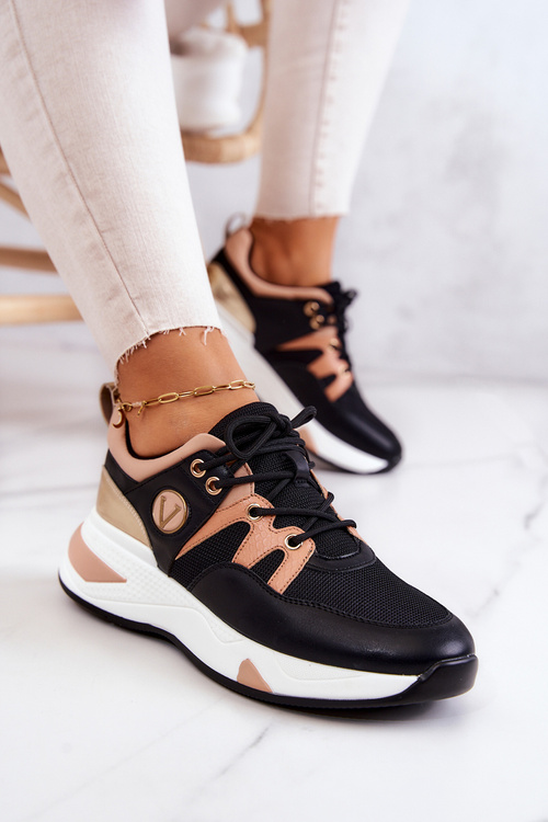 Sportowe Buty Sneakersy Czarne Imperio