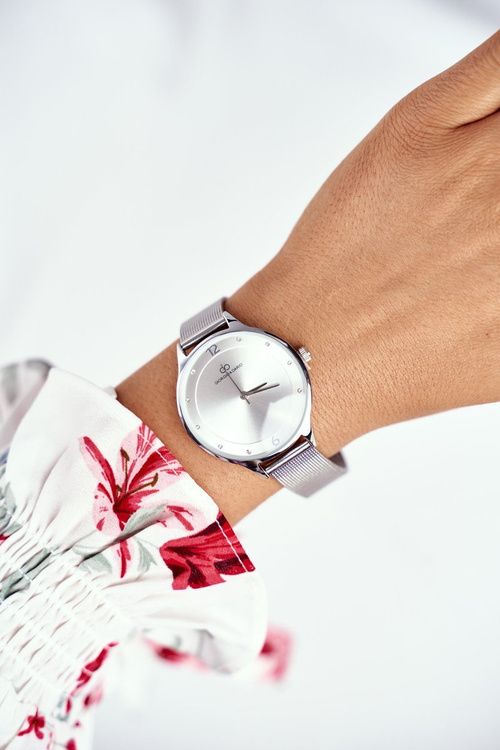 Damski Zegarek Giorgio & Dario Srebrny Tereno