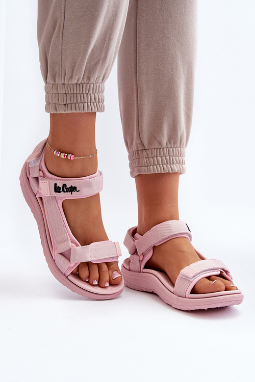 Damskie Sandały Lee Cooper LCW-24-34-2613 Różowe
