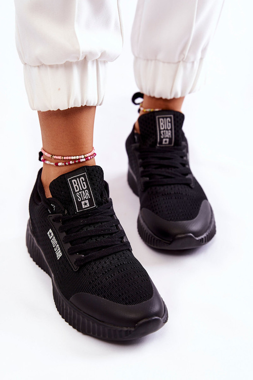 Damskie Sneakersy Big Star KK274063 Czarne