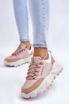 Damskie Sneakersy Na Platformie Cross Jeans KK2R4072C Nude