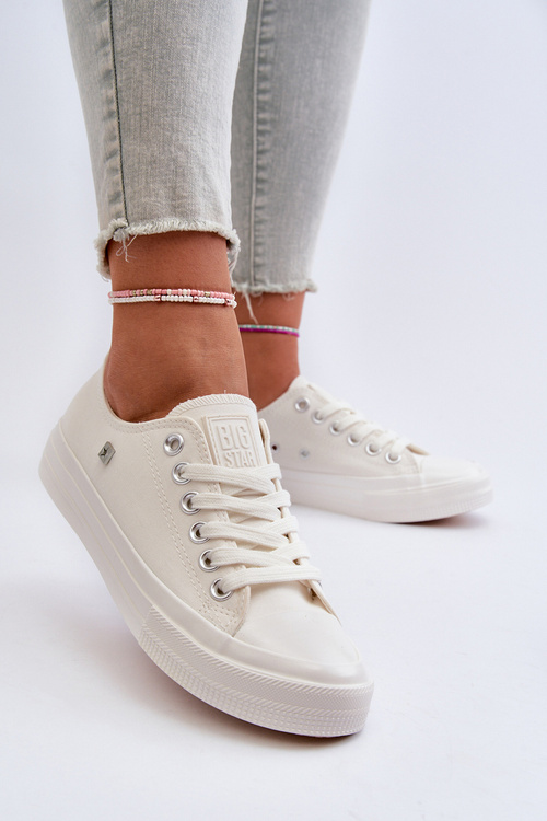 Klasyczne Trampki Damskie Big Star NN274285 Białe