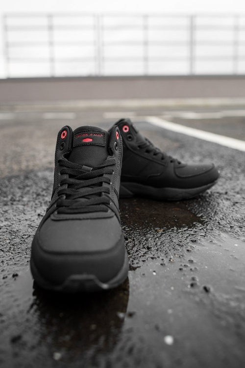 Męskie Buty Trekkingowe Cross Jeans Czarne EE1R4121C