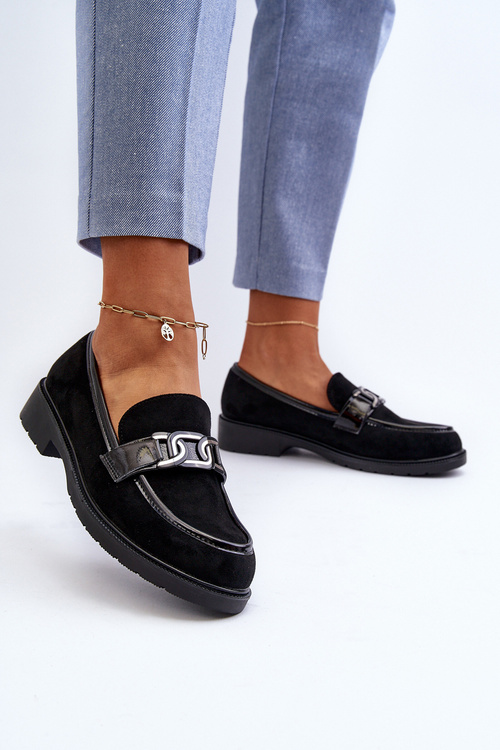 Zamszowe Mokasyny Damskie S.Barski HY350A