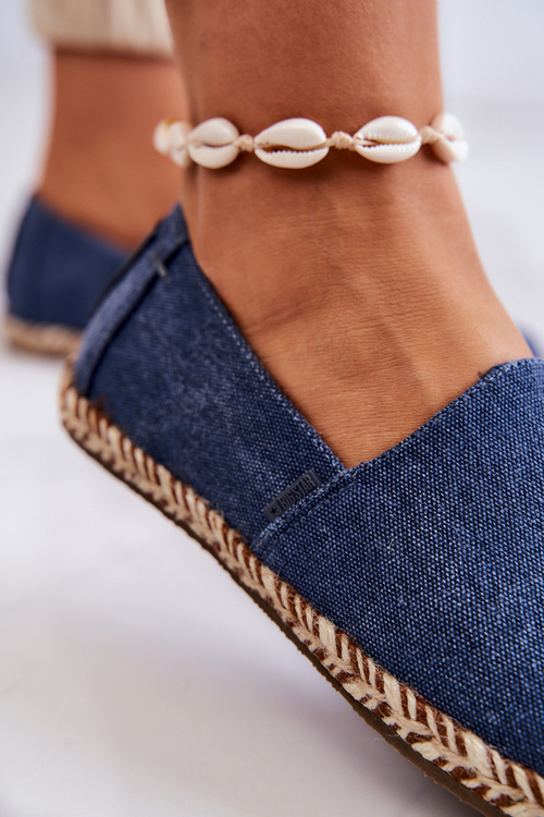 Klasyczne Espadryle Big Star JJ274902 Niebieskie