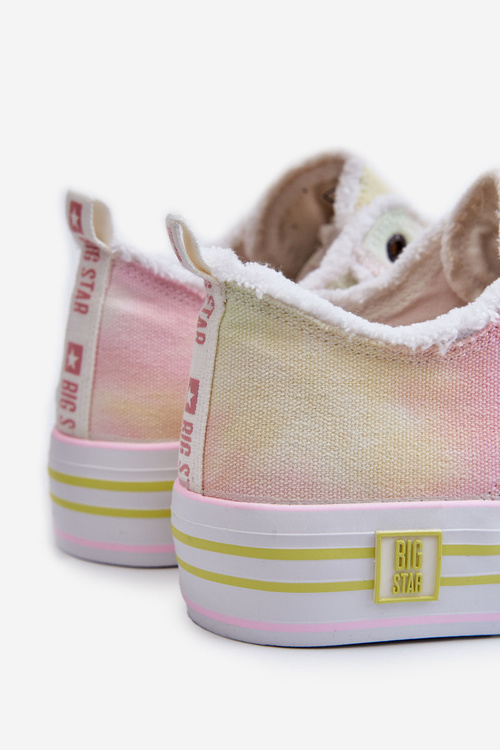 Damskie Niskie Trampki Big Star LL274174 Multikolor