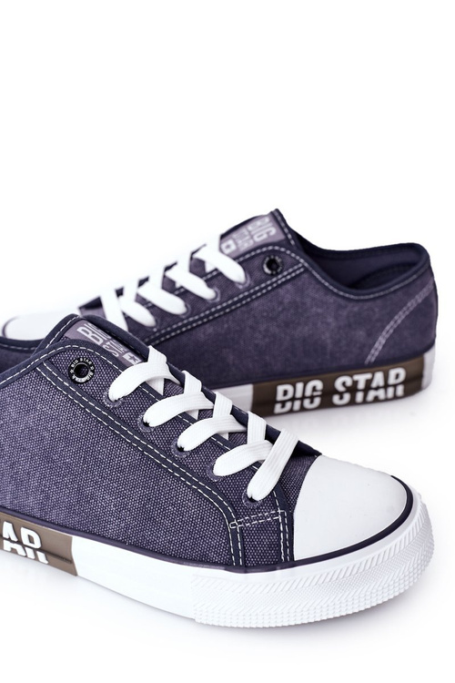 Męskie Trampki Big Star HH174047 Granatowe
