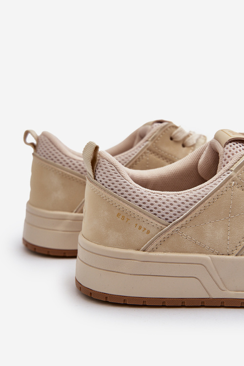 Sneakersy Męskie Big Star NN174095 Beżowe