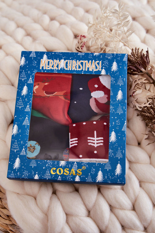 Zestaw Męskich Świątecznych Skarpetek Cosas Mix 4