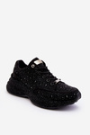 Damskie Sneakersy Na Platformie GOE JJ2N4058 Czarne