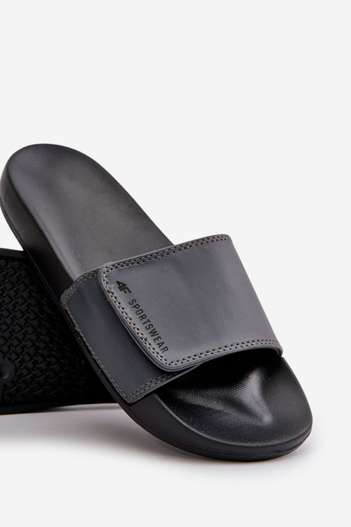 Klapki Męskie 4FMM00FFLIM032-25S Szare