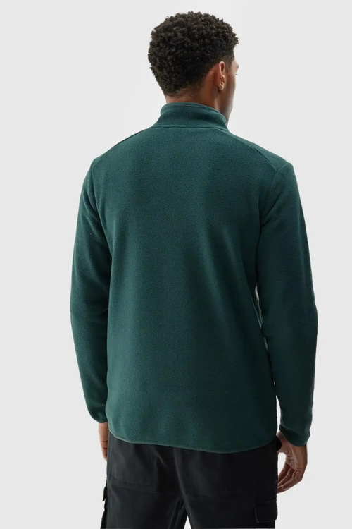 Polar Męski Ze Stójką Regular 4F 4FWAW24TFLEM250-40S Ciemnozielony