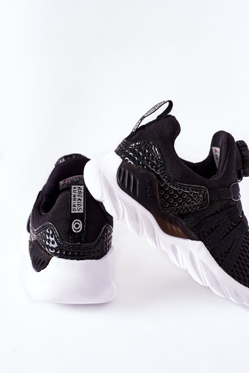 Dziecięce Sportowe Buty Z Pokrętłem ABCKIDS Czarne