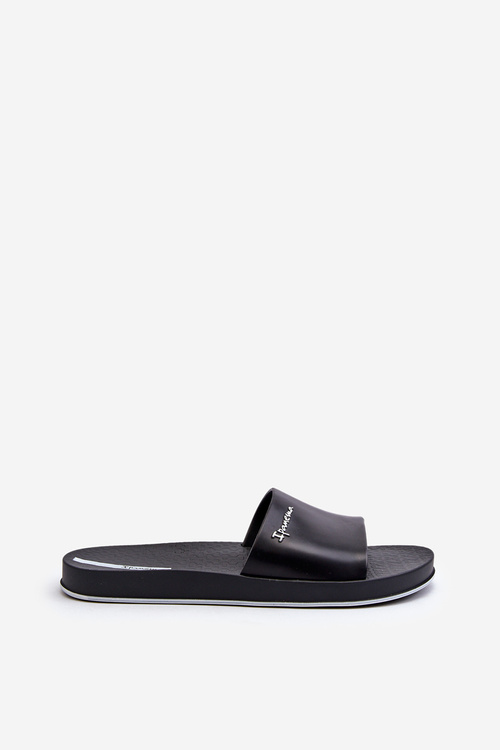 Męskie Gumowe Klapki 82832 Ipanema Slide Unisex Czarne