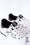 Dziecięce Skórzane Tenisówki BIG STAR II374001 Białe