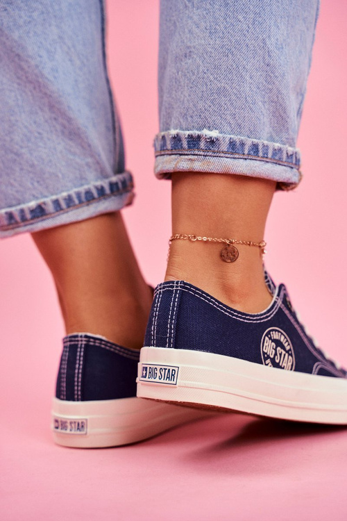 Damskie Trampki Big Star Granatowe FF274125