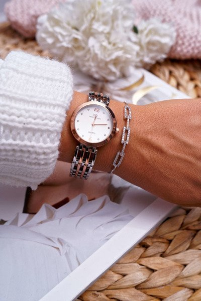 Damska Bransoleta Na Łańcuszku Srebrna Amell