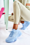 Wsuwane Buty Sportowe Damskie Jasnoniebieskie Dalmiro