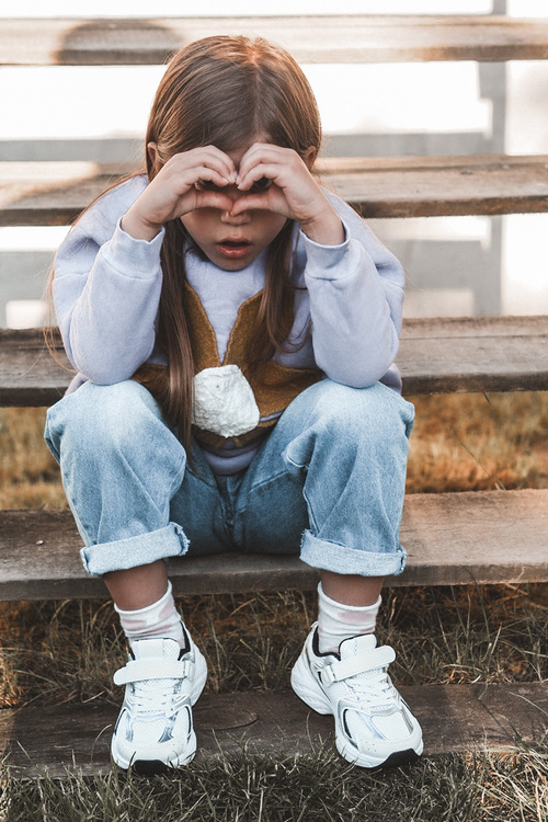 Dziecięce Buty Sportowe Sneakersy Na Rzep Biało-Czarne Ephona