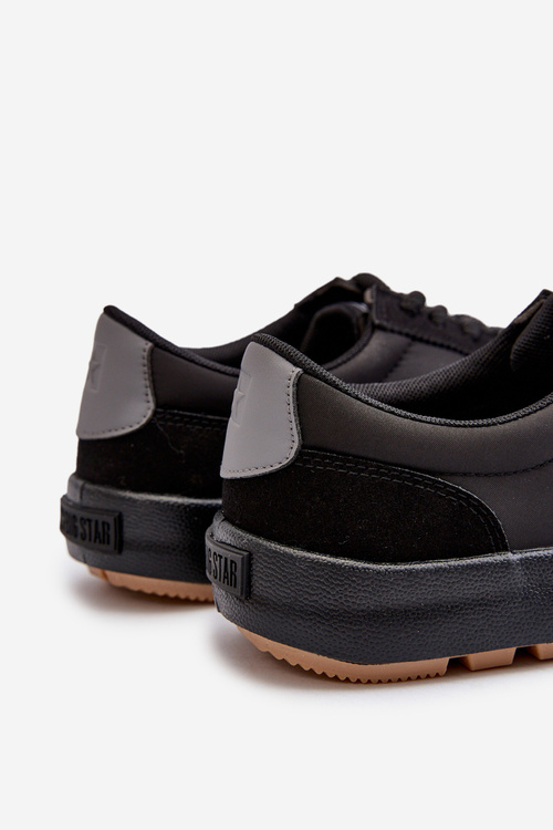 Niskie Buty Sportowem Męskie Big Star NN174118 Czarne