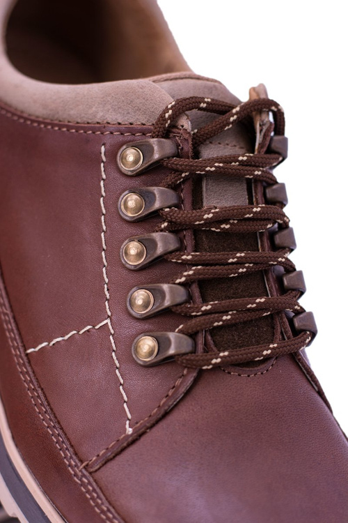 Półbuty Męskie Brązowe Outdoor Ivar