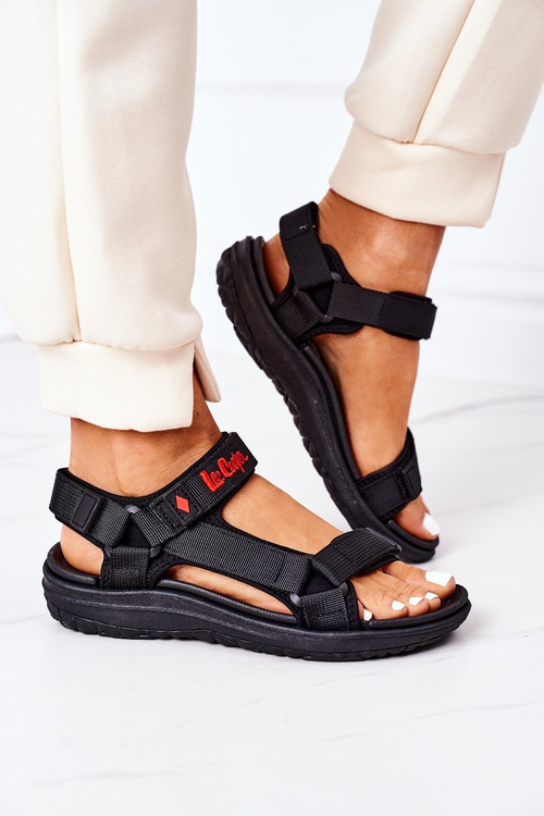 Damskie Sportowe Sandały Lee Cooper LCW-22-34-0961 Czarne