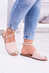 Lu Boo Różowe Stylowe Sandały Pari