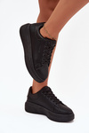 Sneakersy Damskie Na Platformie Big Star SS274244 Czarne