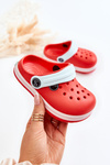 Dziecięce Wygodne Klapki Kroksy Czerwone Colly