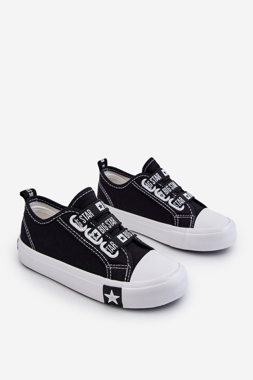 Dziecięce Trampki Wsuwane Big Star LL374006 Czarne