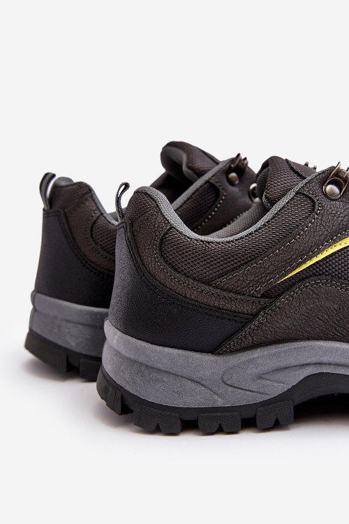 Męskie Buty Sportowe Trekkingowe Szare Ibarina