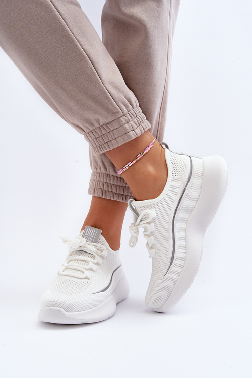 Damskie Buty Sportowe Big Star NN274662 Białe