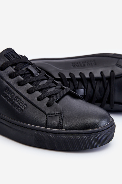Męskie Buty Sportowe Memory Foam Big Star LL174194 Czarne