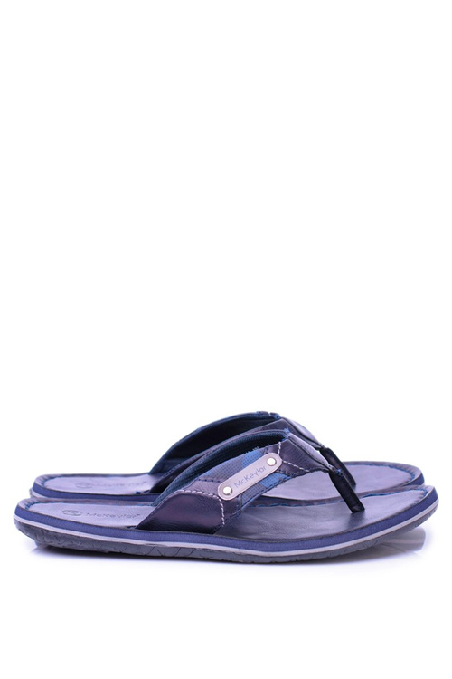 Granatowe Lekkie Klapki Japonki Ayumu