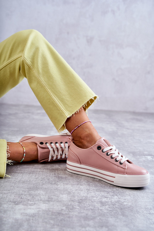 Niskie Damskie Trampki Big Star KK274016 Różowe