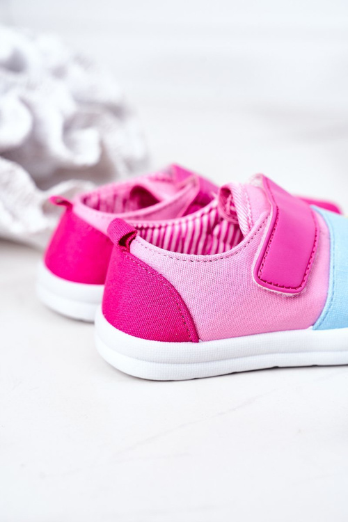 Dziecięce Tenisówki Na Rzep Fuksja Marta