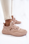 Damskie Sneakersy Memory Foam System Big Star KK274348 Różowe