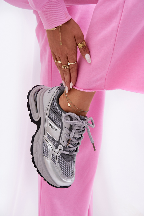 Sneakersy Damskie Big Star RR274A193 Szare
