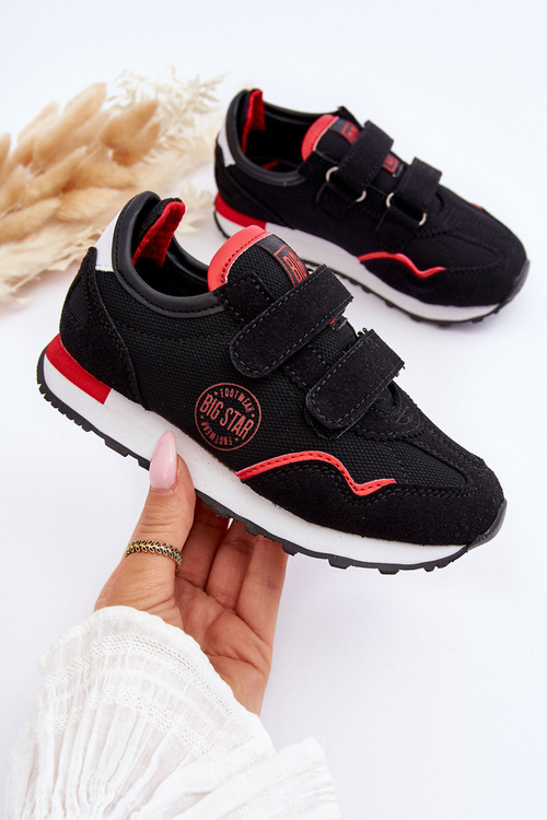 Dziecięce Sneakersy Memory Foam System Big Star LL374179 Czarne