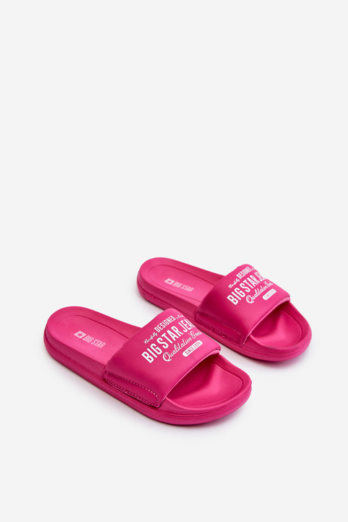 Piankowe Klapki Dziecięce Big Star NN374519 Różowe