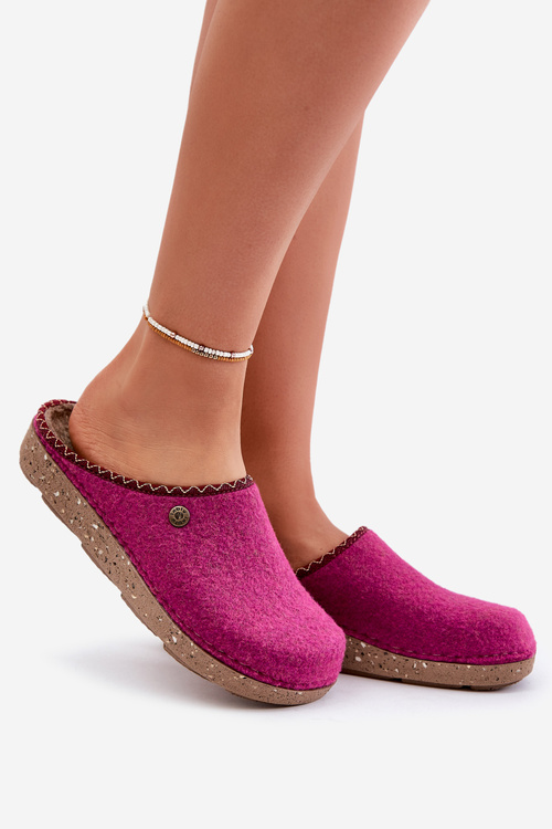 Obuwie Domowe Kapcie Damskie Inblu ED000018 Fuksja