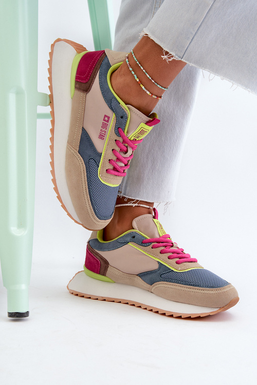 Sneakersy Damskie Memory Foam System Big Star NN274692 Multikolor