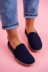 Espadryle Damskie Big Star Slip-on Granatowe FF276036