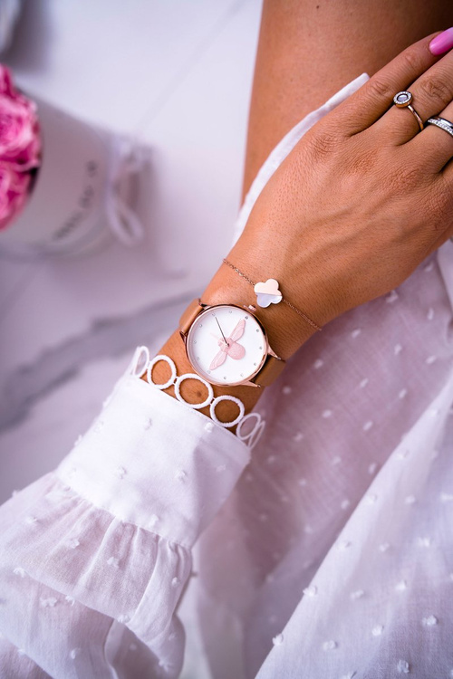 Damski Zegarek Michael John Brązowy Ivaria